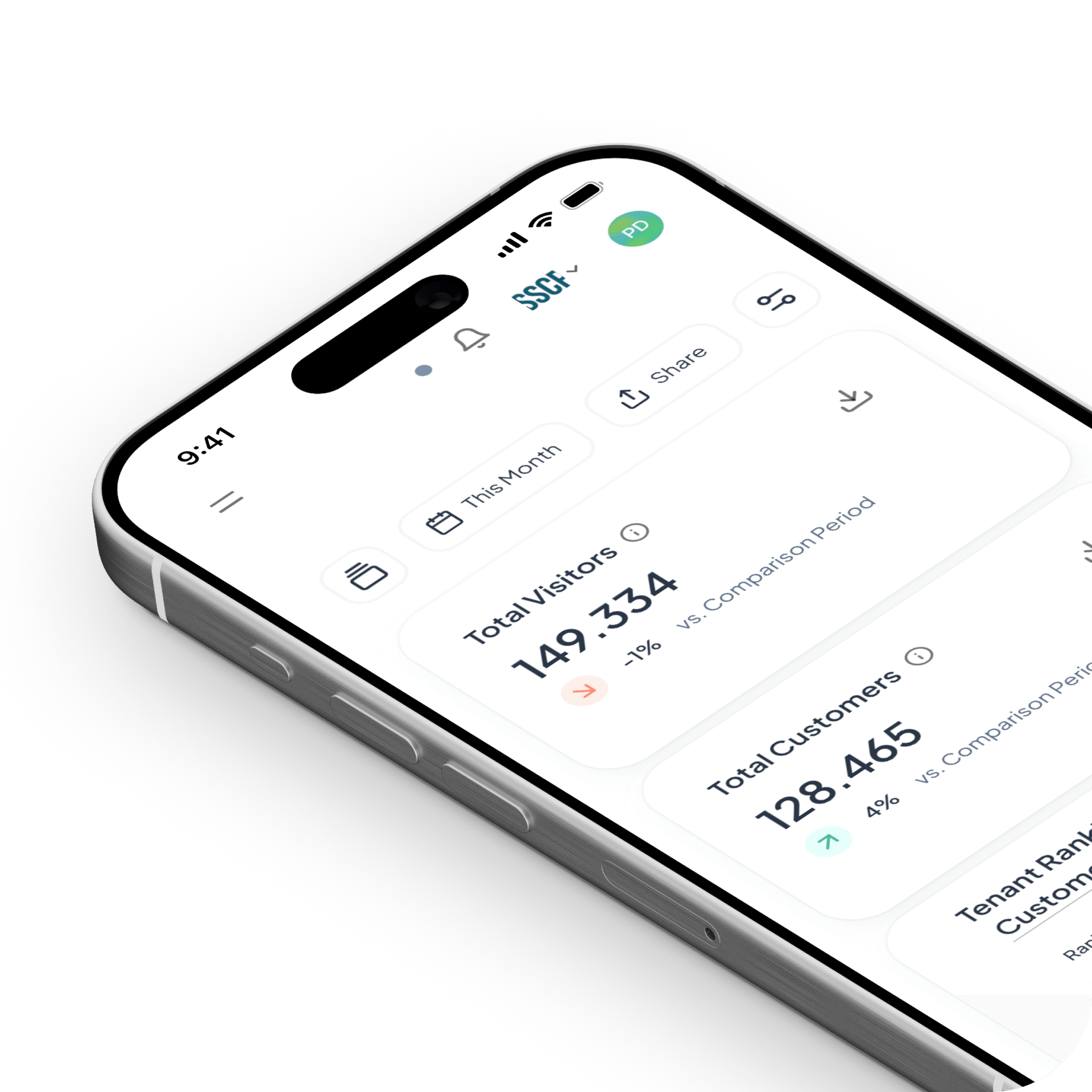 Preview of mobile analytics hub